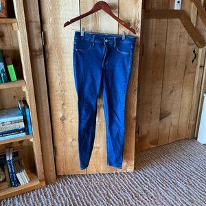 Dark blue jeans